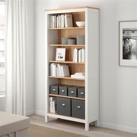 Hemnes Bookcase White Stainlight Brown 3538x7712 Ikea Hemnes