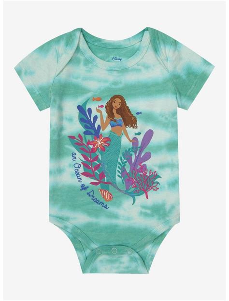 Disney The Little Mermaid Ariel Tie Dye Infant One Piece Boxlunch Exclusive Boxlunch