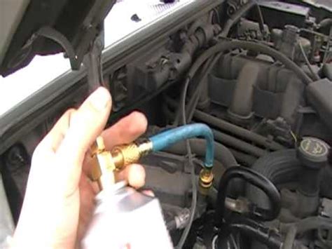 Under those conditions, the high side pressure spec is 199 to 228 psi. How to recharge a/c on a Ford Ranger with r134a - YouTube