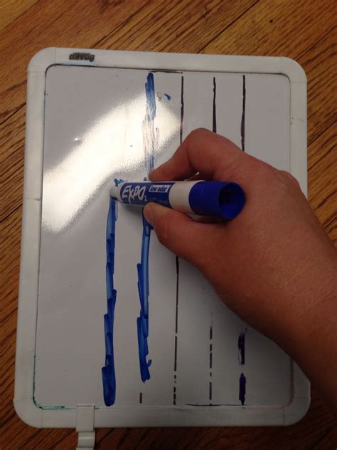So, treating the marker like an ink stain. How to remove permanent marker from a dry erase board ...