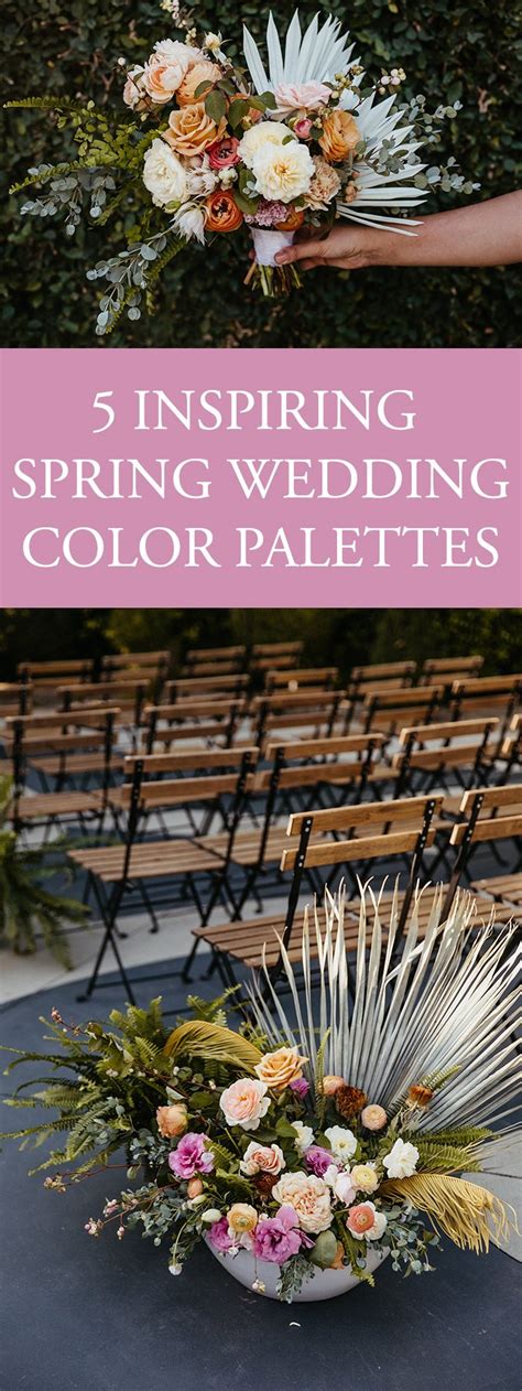 5 Inspiring Spring Wedding Color Palette Ideas Junebug