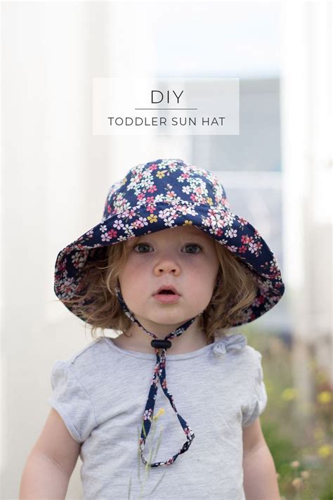 Childs Sun Hat Wide Brimmed Bucket Hat Diy Pure Sweet Joy