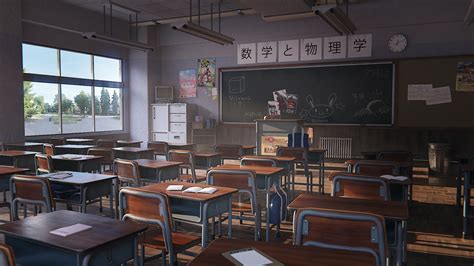 Anime Class Background