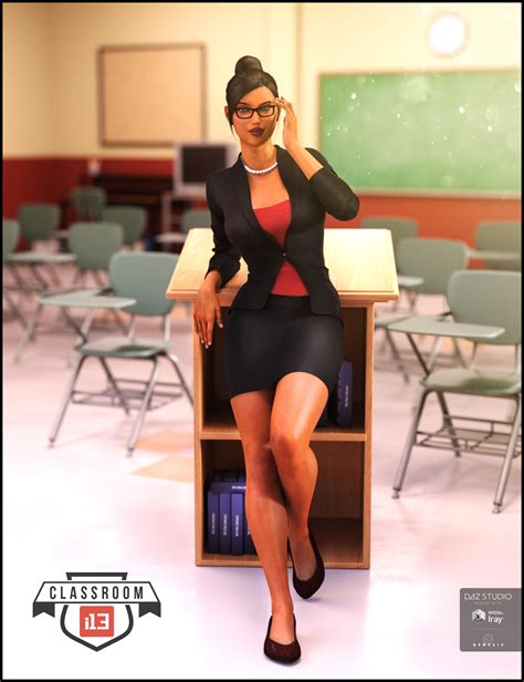 I13 Classroom Teacher Outfit For The Genesis 3 Females Daz 3d