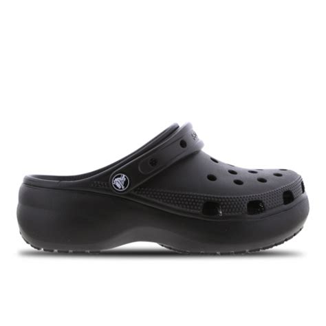 Crocs Classic Platform Womens Outdoor Sandals Black Black