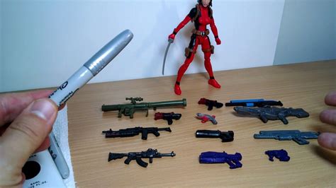Very Basic Hasbro Marvel Legends Weapon Customising Painting And Chroming