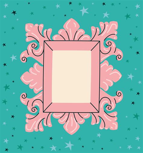 Cute Pink Frame 4430471 Vector Art At Vecteezy