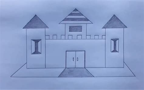 House Drawing For Kids by Using Only One Pencil – 3DVKARTS.COM