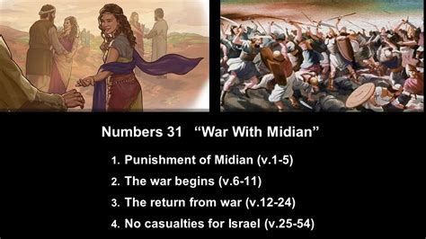 Numbers 31 “war With Midian” Calvary Chapel Fergus Falls