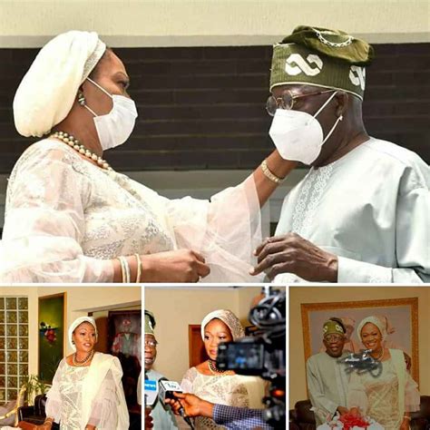 The tinubus and bolanle ambode wore 'aso. PHOTOS: APC Leader, Bola Tinubu Celebrates His Wife, Sen ...