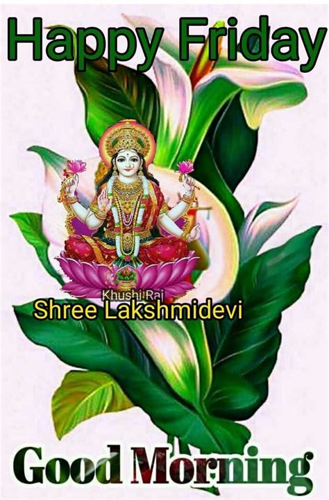 The Best 5 Lakshmi Happy Friday Good Morning Friday Hindu God Images