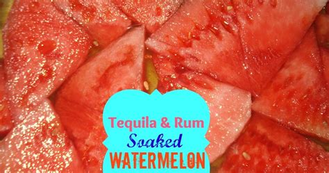 Fort Worth Mama Tequila And Rum Soaked Watermelon