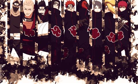 Akatsuki Organization Naruto Wallpaper 4k Pc All Akatsuki Members 4k
