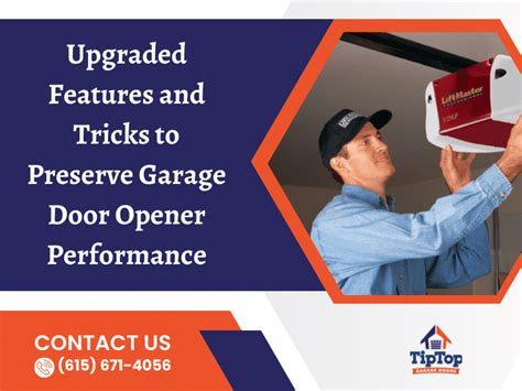 Maximizing Garage Door Opener Performance Tip Top Garage Doors Franklin