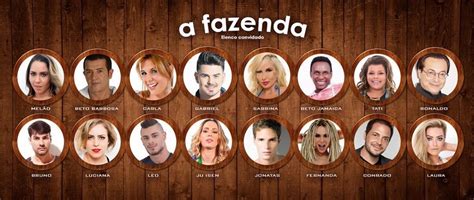 See full list on pt.wikipedia.org Suposto elenco de 'A Fazenda 9' agita web; Record não ...