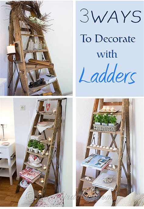 10 Decorating Ladders For A Charming And Rustic Vibe