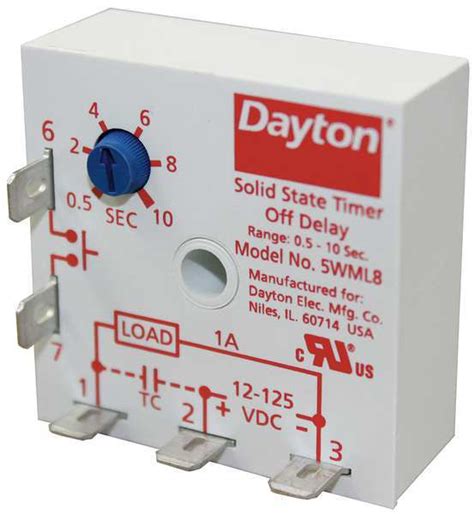 Let's take a look now at the circuit diagram. Solid-State Output Time-Delay Relays by Dayton | Zoro.com