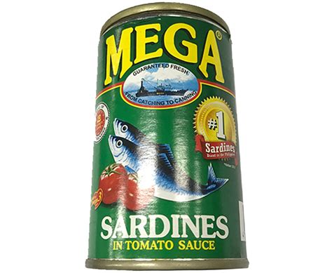 Mega Sardines In Tomato Sauce 155g