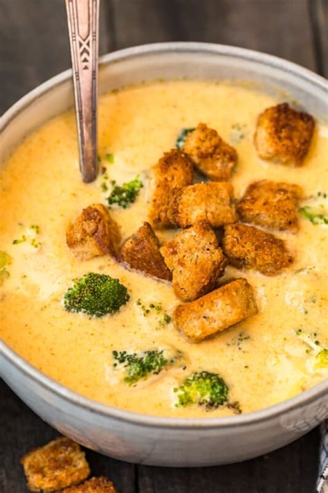 Broccoli Cheese Soup Recipe The Cookie Rookie