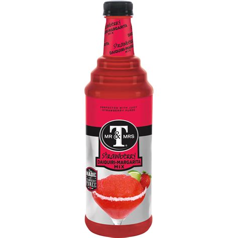 Mr And Mrs T Strawberry Daiquiri Margarita Drink Mix Food And Grocery Beverages Non Alcoholic