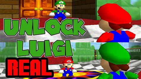 How To Unlock Luigi In Mario 64 Real Splitscreen Multiplayer Release