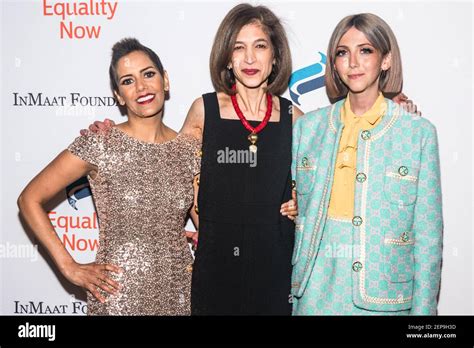 L R Sheetal Sheth Yasmeen Hassan And Scarlett Curtisattend The Annual Make Equality Reality