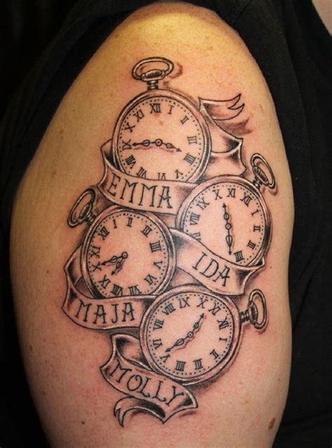 Tetovaža satova na ruci muškarca