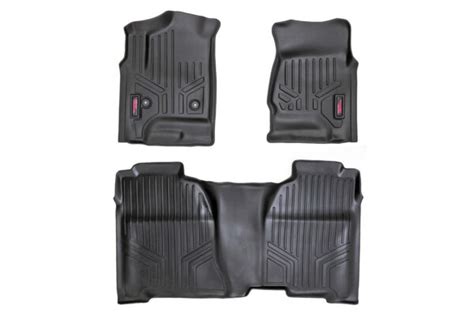 Rough Country Floor Mats Fr And Rr Crew Cab Chevygmc 15002500hd