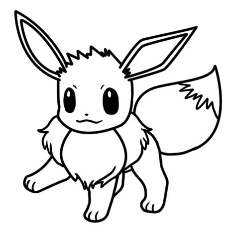 At first glance, eevee looks like a tiny baby seal, its tiny body encircles easy pokemon coloring pages, eevee black and white, free pokemon coloring pages, pokemon coloring pages cute, free pokemon coloring. Eevee coloring page by Bellatrixie-White on DeviantArt