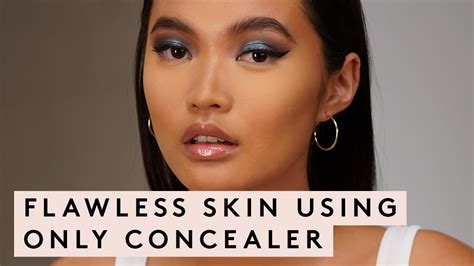 Flawless Skin Using Only Concealer Fenty Beauty Youtube