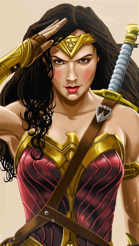 Wonder Woman Illustration Wallpaper ID 5555