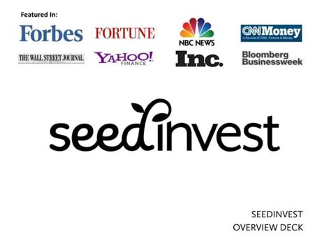 Seedinvest Overview Ppt