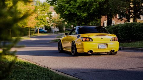 Wallpaper Honda S2000 Honda Sunlight Yellow Hd Picture Image