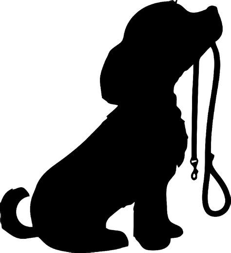 Dog Puppy Pet Sitting Silhouette Dog Vector Png Download
