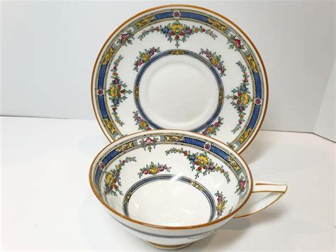 Hand Painted Minton Tea Cup And Saucer Antique Teacups Antique Tea