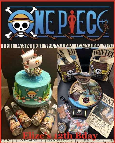 One Piece Birthday Party Ideas Photo 4 Of 5 In 2021 One Piece