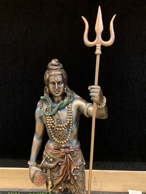 Lord Shiva Statue Standing Shiva T Home Decor Hindu Etsy