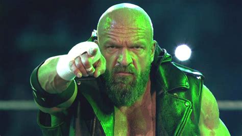 Triple H Teases In Ring Wwe Return