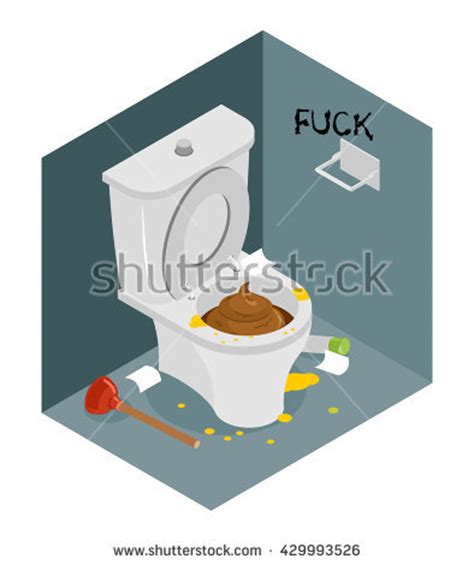 Broken Toilet Clip Art
