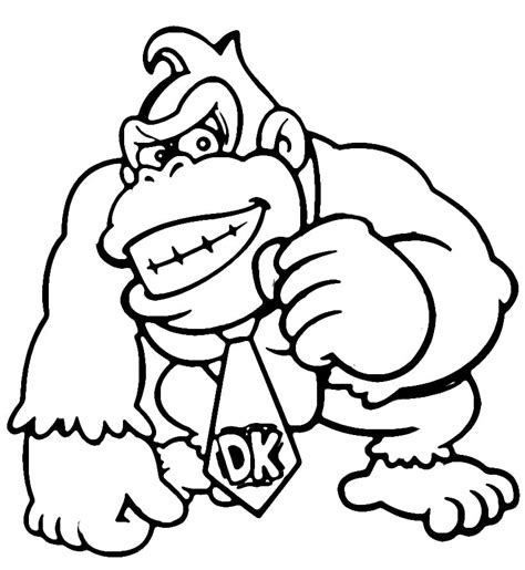 Dibujos De Donkey Kong Para Colorear Para Colorear Pintar E Imprimir Hot Sex Picture