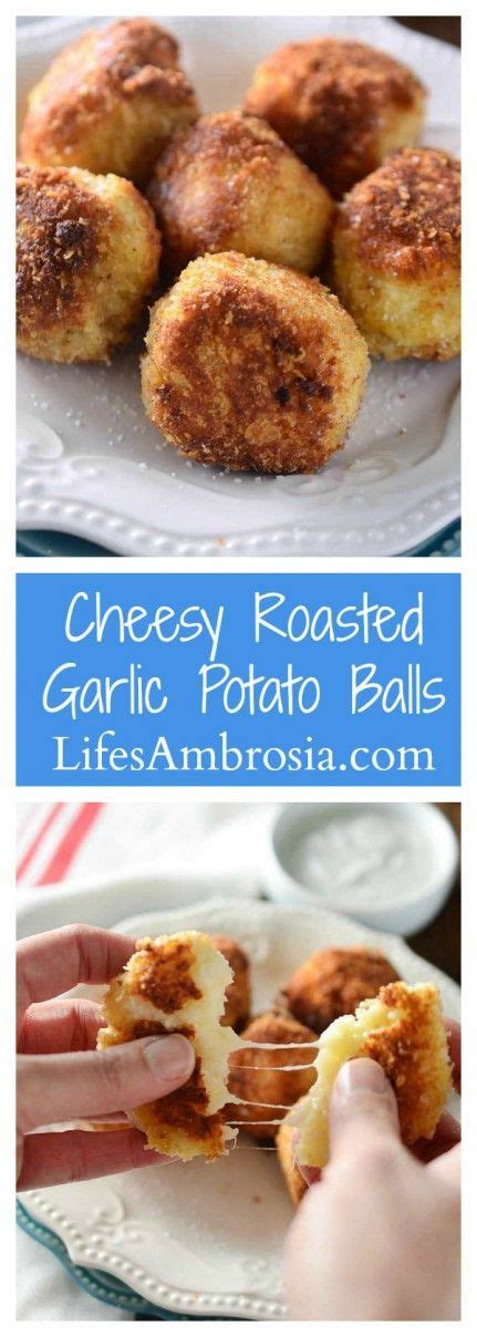 Cheesy Roasted Garlic Potato Balls Are Basically The Best Way To Use Up