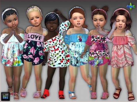 Summer Dresses And Headbands For Toddler Girls The Sims