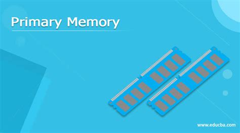 Primary Memory What Is Primary Memory And Its Types