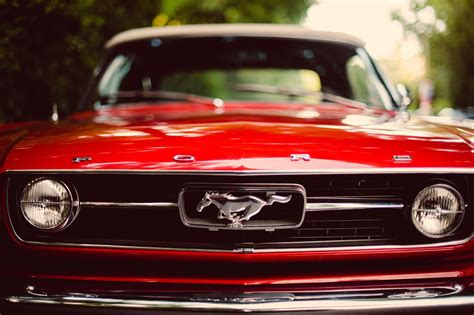 Ford Mustang Red Wallpapers Wallpaper Cave