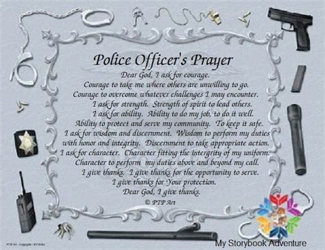 Police Officers Prayer Prayers With Mat Police Officer Etsy