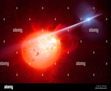 Ar Sco Curious Interacting Binary Star Depicted In Artists Impression