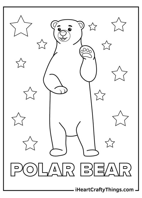 Coloring Pages Of A Polar Bear