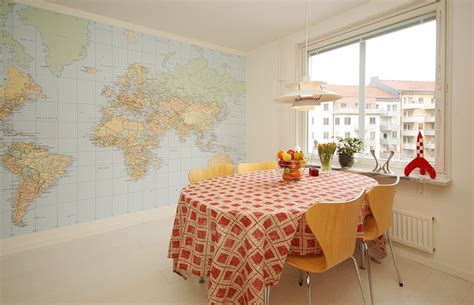 World Map High Quality Wall Murals With Free Shipping World Map