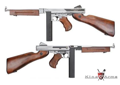 Vendita King Arms Thompson 1928 M1a1 Silver Full Metal Vendita Online