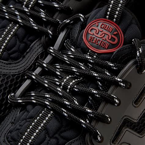 Versace Chain Reaction Sneaker Black And White End Us